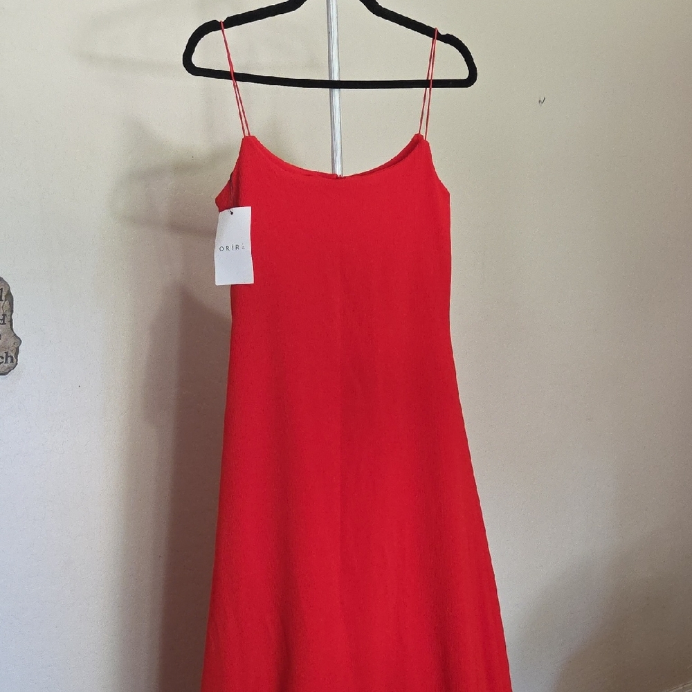 Red Spaghetti Strap Dress